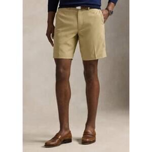 Polo Ralph Lauren Twill Performance Tech Shorts size 34 NWT $110 retail